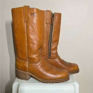 Vintage Dingo Acme Leather Boots Women 10 EW Kneehigh Cowboy Insulated USA made